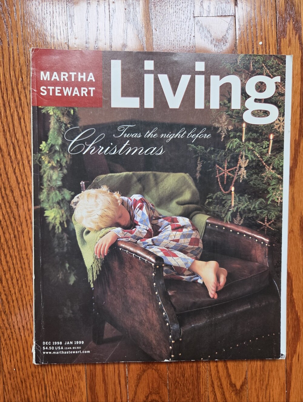 Martha Stewart Living Magazine, December 1998.